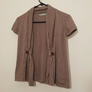 Short sleeve cardigan